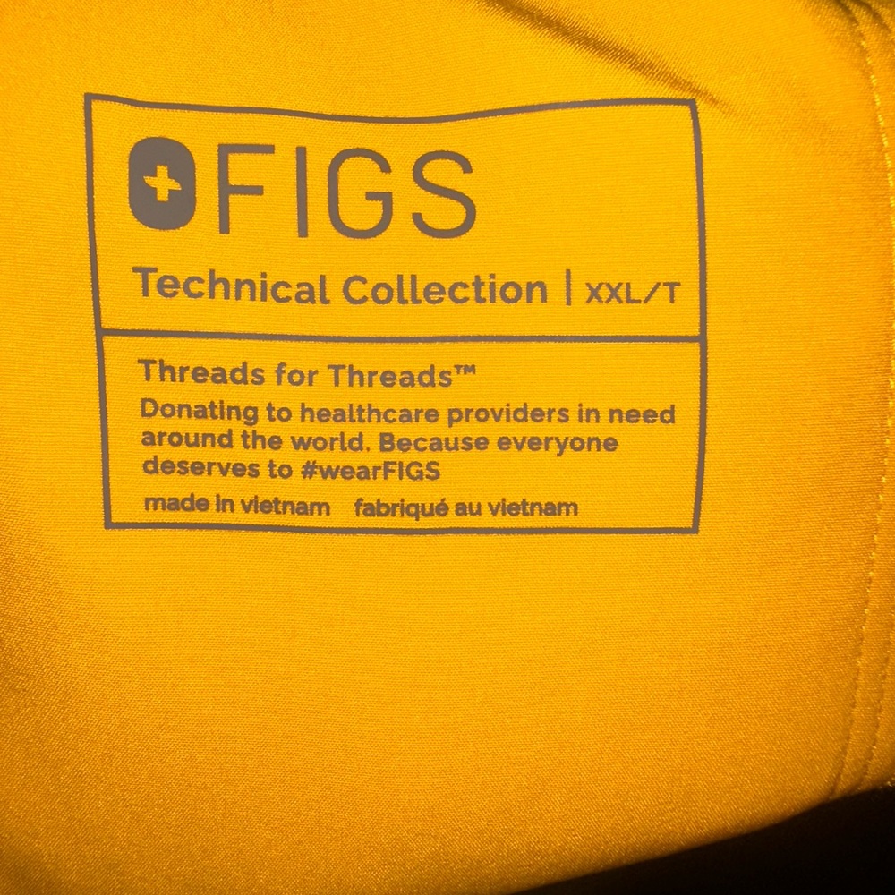 Figs emergency yellow Bristol slim pants